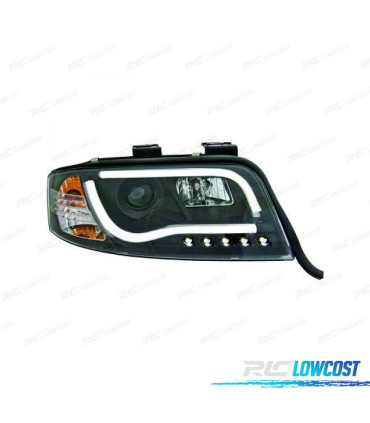 FARÓIS FRONTAIS TUBE LIGHT AUDI A6 01-04