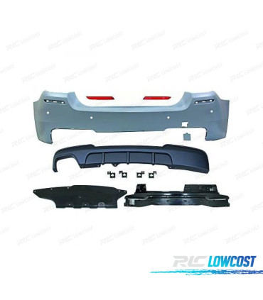 PARA-CHOQUES TRASEIRO BMW F10 10-17 LOOK M PERFORMANCE