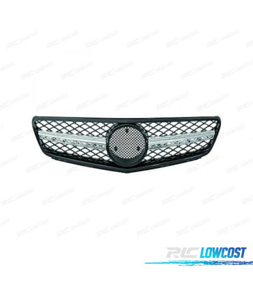 GRELHA FRONTAL MERCEDES CLASE C W204 11-14 PRETO CROMO