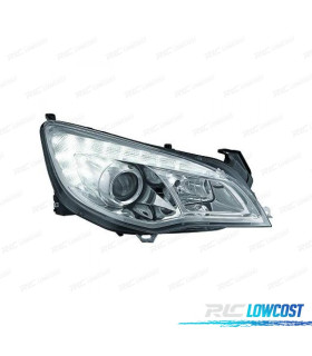 FARÓIS FRONTAIS PARA OPEL ASTRA J 09-15 FUNDO CROMADO
