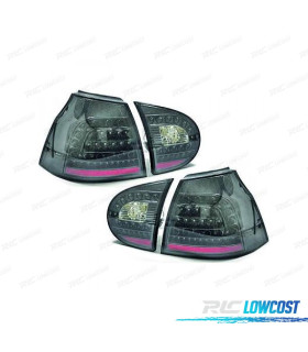 FAROLINS TRASEIROS PARA VOLKSWAGEN VW GOLF V FULL LED ESCURECIDOS 03-