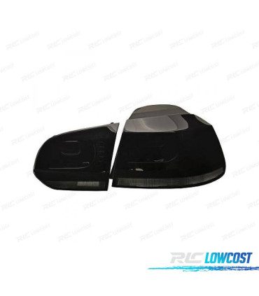 FAROLINS TRASEIROS VOLKSWAGEN VW GOLF VI LIMOUSINE 08-12 LED PRETOS