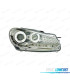 FARÓIS FRONTAIS PARA VOLKSWAGEN VW GOLF VI LIMOUSINE 08-12 FUNDO CROMADO