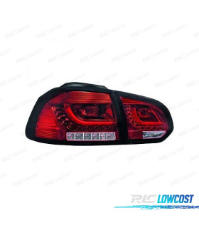 FAROLINS TRASEIROS LED VERMELHO VOLKSWAGEN VW GOLF VI LIMOUSINE 08-12