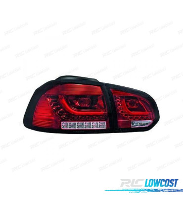 FAROLINS TRASEIROS LED VERMELHO VOLKSWAGEN VW GOLF VI LIMOUSINE 08-12