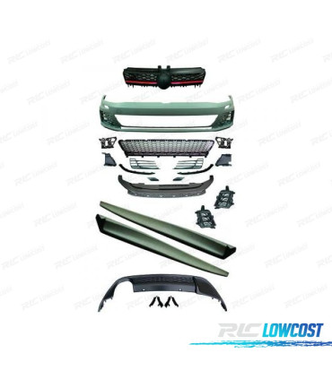 KIT CARROÇARIA VOLKSWAGEN VW GOLF 7 12-17 LOOK GTI SRA