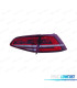 FAROLINS TRASEIROS LED VERMELHO ESCURO VOLKSWAGEN VW GOLF 7 LIMOUSINE 12-17