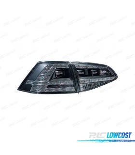 FARÓIS VOLKSWAGEN VW GOLF 7 LIMOUSINE 12-17 LED PRETO