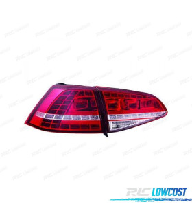 FAROLINS TRASEIROS LED BRANCO VELMELHO VOLKSWAGEN VW GOLF 7 LIMOUSINE 12-17