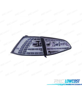 FAROLINS TRASEIROS LED CROMO VOLKSWAGEN VW GOLF 7 LIMOUSINE 12-17