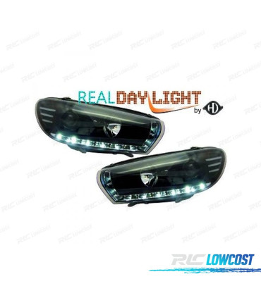 FARÓIS FRONTAIS PARA VOLKSWAGEN VW SCIROCCO 08-14 DRL