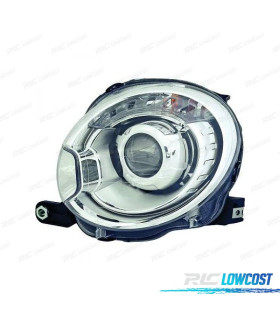 FARÓIS FRONTAIS PARA FIAT 500 LIM. CABRIO 07-15