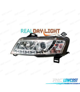 FARÓIS FRONTAIS PARA FIAT STILO 01-08 FUNDO CROMADO