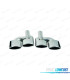 PONTEIRAS DE ESCAPE ESPECIFICA MERCEDES CLASE C W204 07-15 LOOK AMG C63 50X125