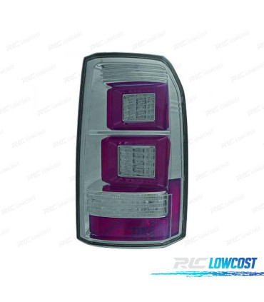 FAROLINS TRASEIROS LED PARA LAND ROVER DISCOVERY 04-13 FUMADOS