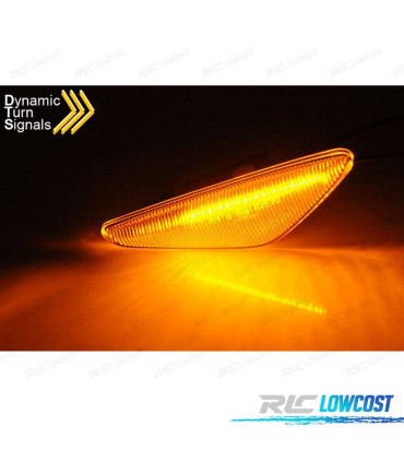 PISCAS LATERAIS LED BMW X5 E70 X6 E71 X3 F25 07-14 DINÂMICO FUMADO