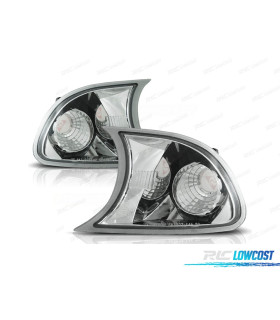 PISCAS FRONTAIS BMW E46 COUPÊ 01-03 CHROME CROMADOS