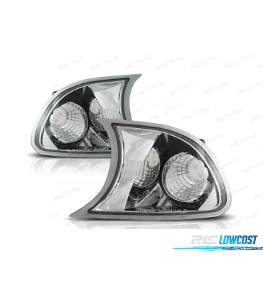 PISCAS FRONTAIS BMW E46 COUPÊ 01-03 CHROME CROMADOS