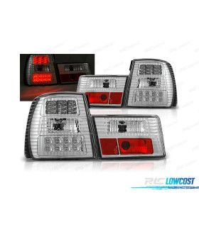 FAROLINS TRASEIROS LED PARA BMW E34 88-95 CHROME CROMADO