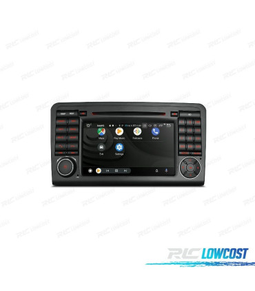 AUTO RADIO GPS ANDROID 12 PARA MERCEDES ML W164 GL X164