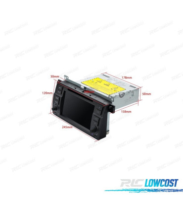 AUTO RADIO GPS ANDROID 13 PARA BMW ECRA TACTIL 7"