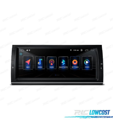 AUTO RADIO GPS ANDROID 13 PARA BMW X5 E53 99-03 10.25"