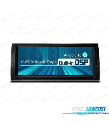 AUTO RADIO GPS ANDROID 13 PARA BMW X5 E53 99-03 10.25"