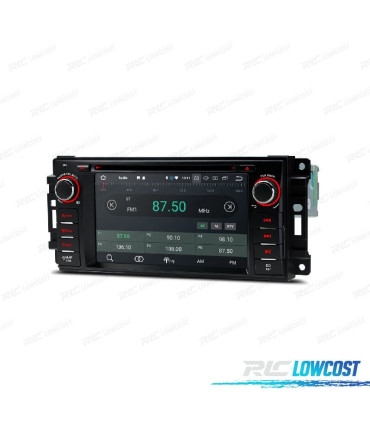 AUTO RADIO GPS ANDROID 11 PARA JEEP DODGE CHRYSLER