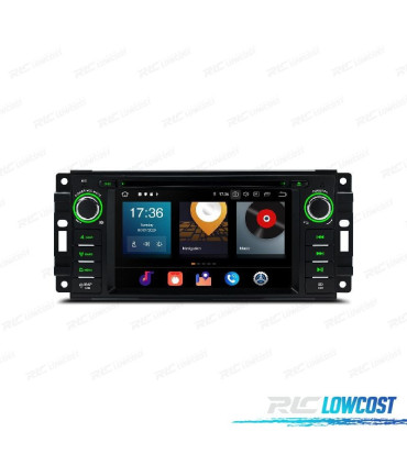 AUTO RADIO GPS ANDROID 11 PARA JEEP DODGE CHRYSLER
