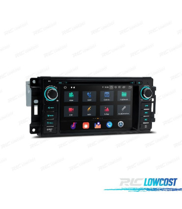 AUTO RADIO GPS ANDROID 11 PARA JEEP DODGE CHRYSLER