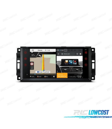 AUTO RADIO GPS ANDROID 13 PARA JEEP WRANGLER 07-12 GRAND CHEROKEE 08-11... USB GPS TACTIL HD 7"