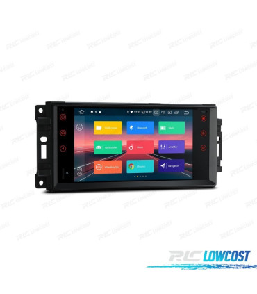 AUTO RADIO GPS ANDROID 13 PARA JEEP WRANGLER 07-12 GRAND CHEROKEE 08-11... USB GPS TACTIL HD 7"