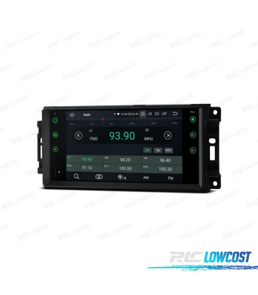 AUTO RADIO GPS ANDROID 13 PARA JEEP WRANGLER 07-12 GRAND CHEROKEE 08-11... USB GPS TACTIL HD 7"