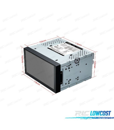 AUTO RADIO 7" GPS ANDROID 10 UNIVERSAL 2DIN MULTIMEDIA