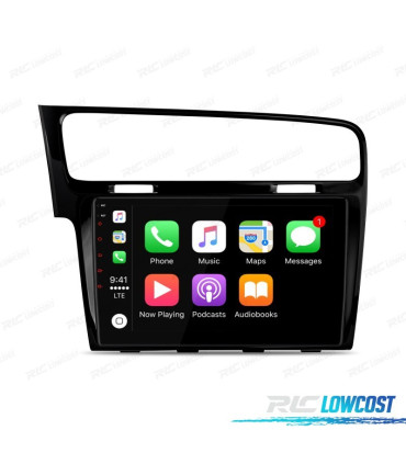 AUTO RADIO GPS 10" TÁCTIL PARA VOLKSWAGEN VW GOLF VII ANDROID 12 HDMI CANBUS BLUETOOTH FULL RCA