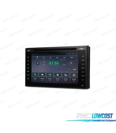 AUTO RADIO UNIVERSAL GPS ANDROID 10.0 DVD SD USB ECRA TACTIL HD