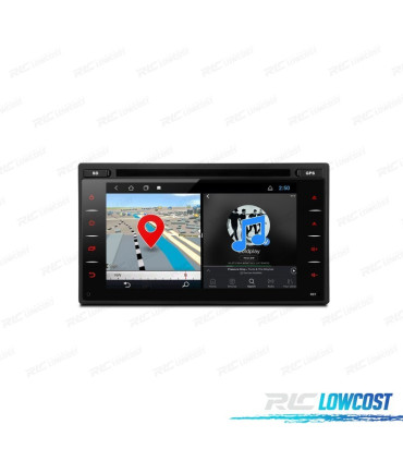 AUTO RADIO UNIVERSAL GPS ANDROID 10.0 DVD SD USB ECRA TACTIL HD