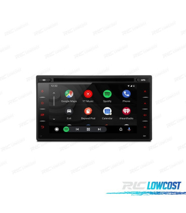 AUTO RADIO UNIVERSAL GPS ANDROID 10.0 DVD SD USB ECRA TACTIL HD