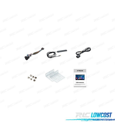 AUTO RADIO UNIVERSAL GPS ANDROID 10.0 DVD SD USB ECRA TACTIL HD