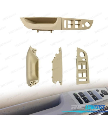 PUXADOR MOLDURA BOTOES DE PORTA PARA BMW SERIE 3 E90 E91 BEGE