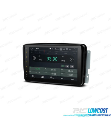AUTO RADIO GPS PARA MERCEDES VIANO VITO W203 CLASE A W168 CLK C209 W209 CLASE G W463 ANDORID 12 98-06