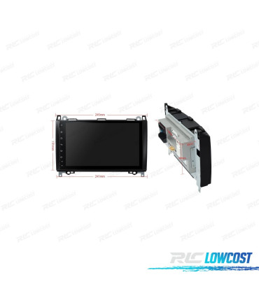 AUTO RADIO GPS PARA MERCEDES CLASE-A CLASE B VITOVIANO SPRINTER 04-12