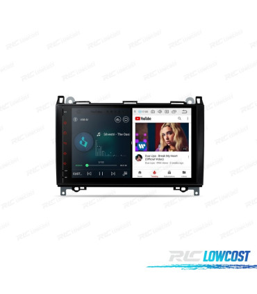 AUTO RADIO GPS PARA MERCEDES CLASE-A CLASE B VITOVIANO SPRINTER 04-12