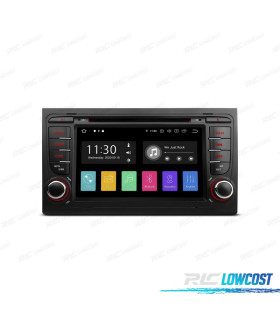 AUTO RADIO GPS ANDORID 12 PARA AUDI A4 B6 B7 00-08 PARA SEAT EXEO 08-12