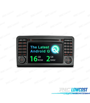AUTO RADIO GPS ANDROID 10 7" PARA MERCEDES ML 05-12 GL 06-12