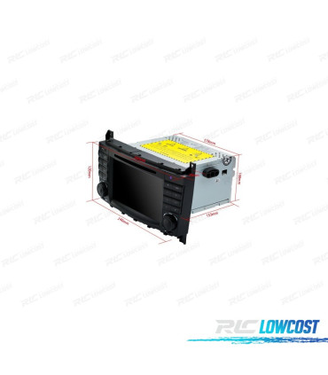 AUTO RADIO GPS MERCEDES CLASE G W463 06-08 C W203 04-07 CLK W209 ANDROID 13