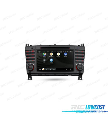 AUTO RADIO GPS MERCEDES CLASE G W463 06-08 C W203 04-07 CLK W209 ANDROID 13