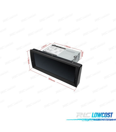 AUTO RADIO GPS ANDROID 12 PARA BMW E39 95-03 M5 99-03 E38 94-01
