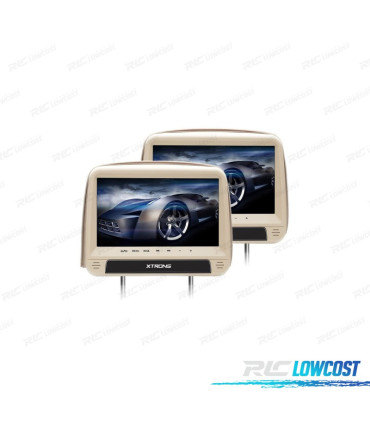 ENCOSTO DE CABEÇA MULTIMEDIA 9 " BEJE