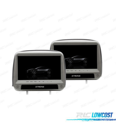 ENCOSTO DE CABEÇA MULTIMEDIA 9 " CINZENTO